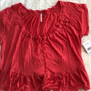 NWT Free People // Camelia Shirt Sz M